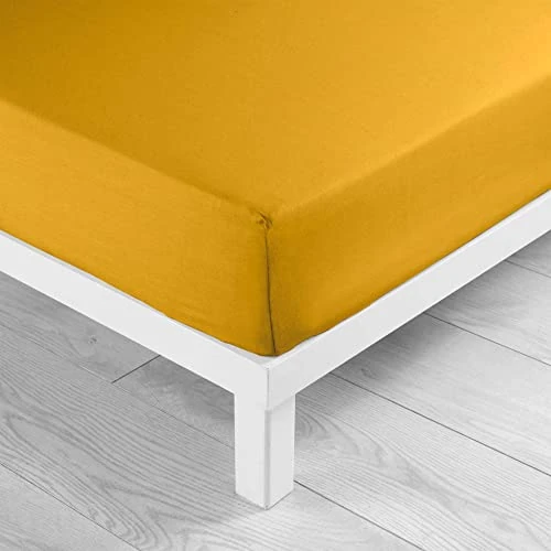 Offerta a tempo: douceur d'intérieur, Lenzuolo con angoli elasticizzati (140 x 190 cm) Lina Curry, 100% cotone - 34% da 15.64 € a 10.31 €