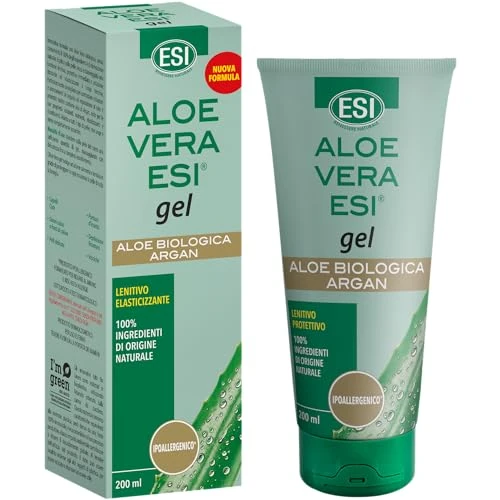 Offerta a tempo: ESI - Aloe Vera Gel Puro, Idrata e Protegge la Pelle Secca o Arrossata in Seguito a Esposizione al Sole, Adatto a Tutti i Tipi di Pelle, 200 ml - 40% da 16.40 € a 9.84 €