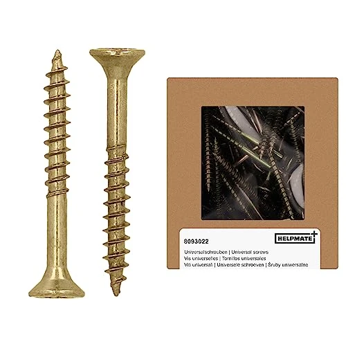 Oferta limitowana: HELPMATE – Wkręty do drewna 3,5x30 mm – pasywowane na żółto – 400 sztuk z 36.50 zł na 36.50 zł (oszczędź 0.00%)