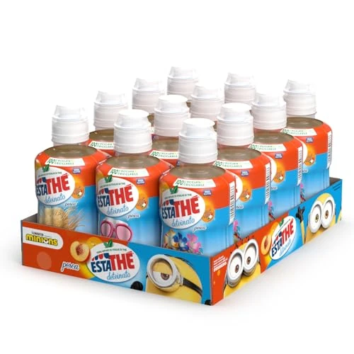 Offerta a tempo: Estathé Deteinato Pesca - The Freddo Deteinato con Vero Infuso di Foglie di The e Succo di Pesca, Bevanda Analcolica Senza Glutine, 12 Bottiglie da 250 ml - 16% da 11.88 € a 9.99 €