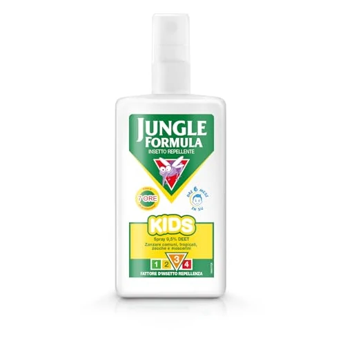 Offerta a tempo: Jungle Formula Kids, Spray Repellente, 75 ml - 41% da 11.99 € a 7.02 €