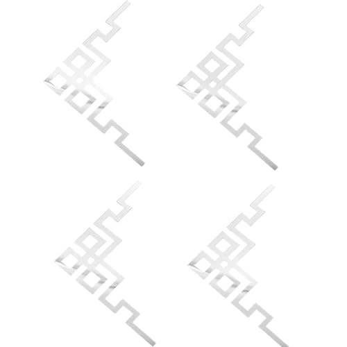 Offre limitee: Angoily 4 Pièces Autocollants Miroir Pour Mur 10X10Cm Autocollants Muraux Miroir Décoration Murale Angle Salon Cuisine Salle De Bain de 13.99 EUR a 13.99 EUR (economie 0%)