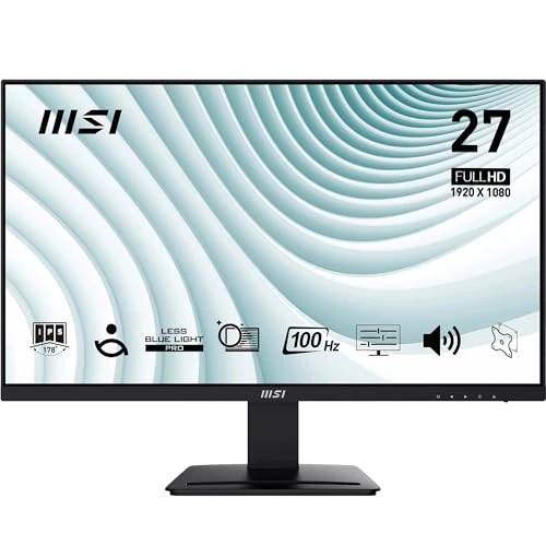 Offerta a tempo: MSI PRO MP273A Monitor 27" FHD, IPS (1920 x 1080), fino a 100 Hz (con HDMI), Schermo Eye-Friendly, VESA 75x75, Altoparlanti integrati, Supporto Display Kit - HDMI 1.4, DP 1.2a, D-Sub - 44% da 139.99 € a 79.00 €