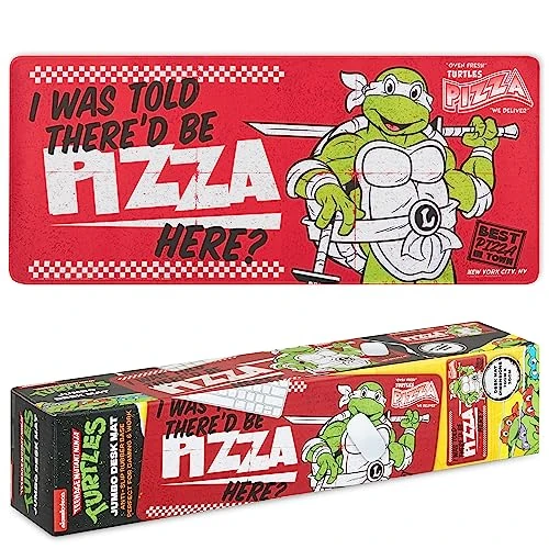 Teenage Mutant Ninja Turtles Tappetino Mouse - Tappetino Mouse Gaming XL Tappetino Scrivania Mouse Pad Antiscivolo Desk Mat 70 x 30 cm Regali Per Gamer