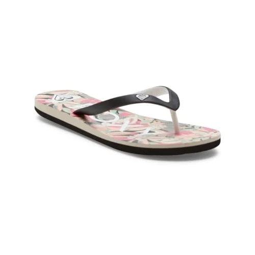 Zeitlich begrenztes Angebot: Roxy Damen Tahiti Sandale, Black Pink Soft Lime, 42 EU von 20.00 € auf 9.26 € (54% Rabatt)