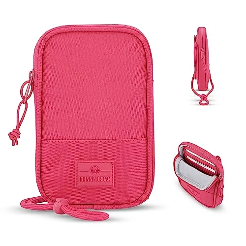 Offerta a tempo: Johnny Urban Borsa a Tracolla Piccola Uomo e Donna Pink - Josh - Borsetta Porta Cellulare - Borsello Sportiva per Viaggio e Festival - Impermeabile - 25% da 19.95 € a 14.95 €
