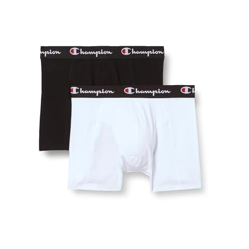 Champion Core x2 Trunks, White/Black