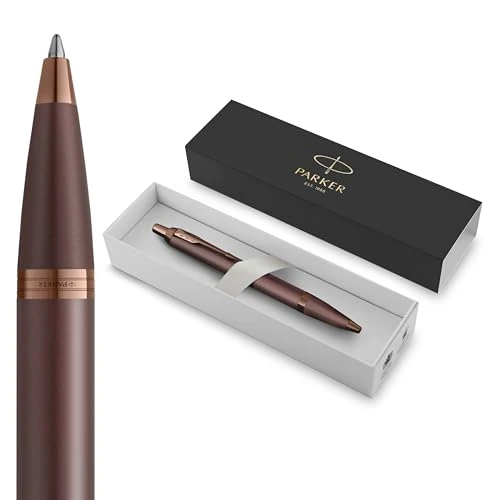 Limited offer: Parker IM Monochrome Ballpoint Pen Sleek Burgundy Finish and Trims Blue Ink Medium Point Attractive Gift Box from 29.99 EUR to 29.99 EUR (save 0%)