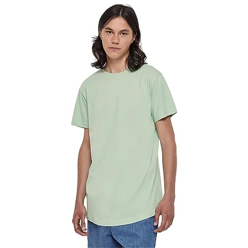 Offerta a tempo: Urban Classics TB638-Shaped Long Tee, T-Shirt Uomo, Vintagegreen, L - 30% da 12.90 € a 8.99 €