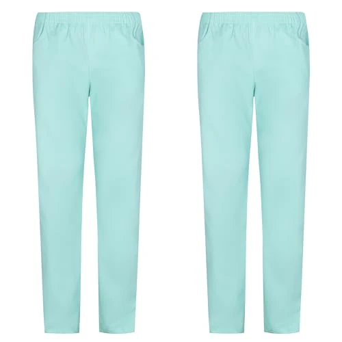 Oferta limitowana: MISEMIYA - Pakiet 2 szt. - SPODNIE Sanitarne Unisex - Mundur sanitarny Mundury medyczne SPODNIE robocze - Ref.8312 * 2 szt. - 5XL, Turkusowy, Turkusowy, 5XL z 129.99 zł na 129.99 zł (oszczędź 0.00%)