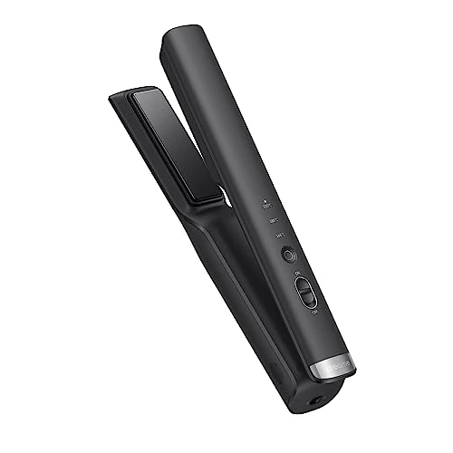 Offerta a tempo: Dreame Hair Glamour Piastra per Capelli, Piastra Portatile Senza Fili 2 in 1, Ioni Negativi, Distribuzione Uniforme del Calore, Tre Livelli di Temperatura, Nero - 22% da 38.26 € a 29.99 €