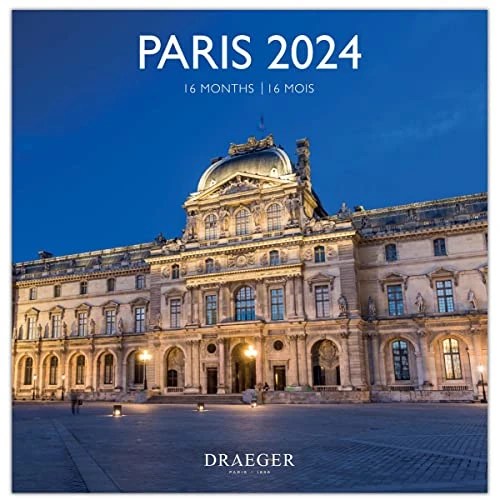 Tijdelijke aanbieding: Drager Paris | Grote wandkalender Paris 2024 om op te hangen, 29 x 29 cm, 16 maanden sept-23 tot december 24, 7 talen, kalender kantoor, huis, maandelijks | decoratie, organisatie | van 13.03 EUR naar 13.03 EUR (korting 0%)