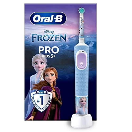 Offre limitée : Oral-B Brosse Electrique A Dents Pro Kids Reine Des Neiges Disney, Routine Dentaire Des Enfants De 3 Ans Et Plus, Brossette De Rechange Frozen, Tête Ronde Oral B Pour Un Brossage Doux de 19.90 EUR à 19.90 EUR (remise 0%)