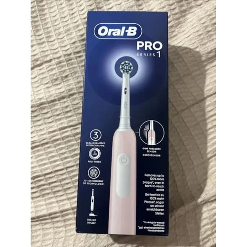 Limitiertes Angebot: Oral-B Pro Series 1 Elektrische Zahnbürste, Rosa, 1 Bürste, entworfen von Braun von 45.92 EUR auf 45.92 EUR (Spare 0%)