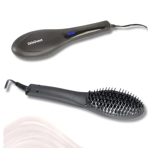 Offerta a tempo: Digiquest Spazzola Lisciante a 55W BRUSHY, con temperatura regolabile, riscaldamento rapidom display digitale, con spegnimento automatico - 27% da 22.56 € a 16.44 €