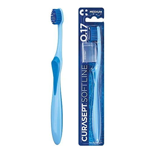 CURASEPT – Spazzolino medio MEDIUM 017 | Cura Denti e Gengive per Adulti