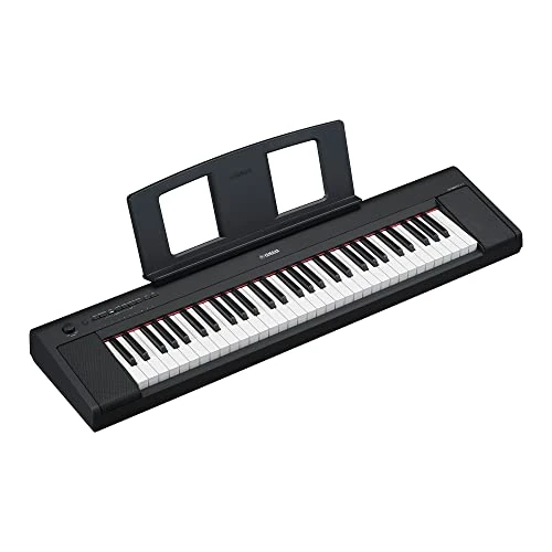 Yamaha NP-15 Piaggero - Lightweight and portable digital keyboard with 61 keystroke sensitive keys and 15 instrument voices