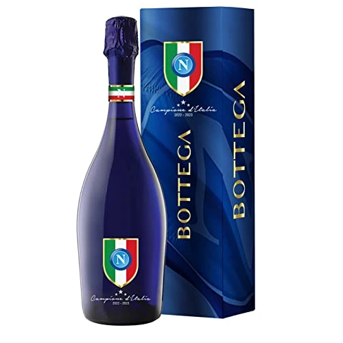 Offerta a tempo: Bottega Prosecco DOC Ufficiale SSC Napoli Edizione Limitata Scudetto Serie A con Astuccio - 750ml — 43% da 18,00 € a 10,28 €