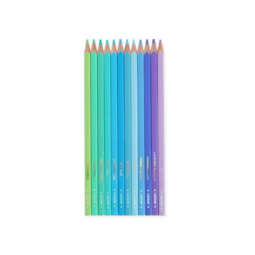 Limited offer: Legami - Set of 12 Coloured Pencils, Soft and Durable Lead, Excellent Temperability, Case Included, 0.2 x 6 inches, Ocean Palette from 8.95 EUR to 5.90 EUR (save 34%)