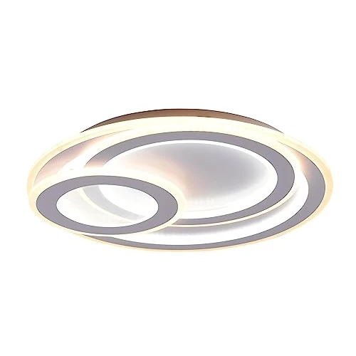 Offerta a tempo: TRIO, Plafoniera, Mita incl. 1 x LED,SMD,74,0 Watt,2700-6000 K,9000 Lm. Plastica, Bianco, Corpo: Metallo, Bianco opaco Ø:51,0 cm, H:7,0 cm - 0.00% da 187.06 € a 187.06 €