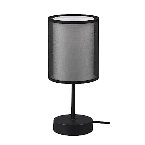 Oferta limitada: Trio, Sobremesa, Burton 1xE14, max.28,0 W Organza, Humo, Cuerpo: Metal, estera negra Ø:12,5cm, A:28,5cm Cable de interruptor,IP20,Sin bombilla de 40.79 € a 40.79 € (ahorro 0.00%)