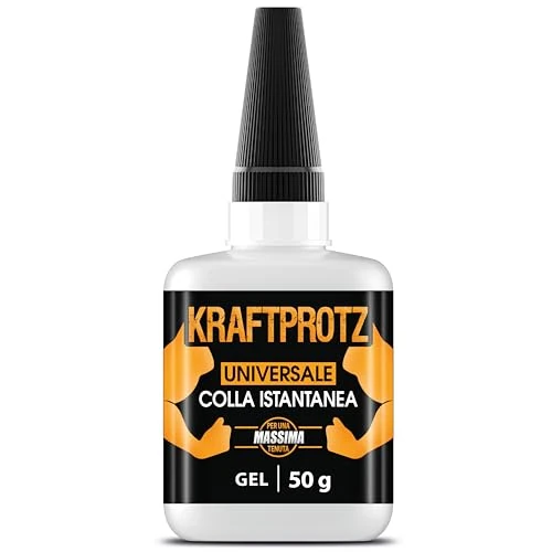 Oferta limitada: Superpegamento Gel Extra Fuerte – KRAFTPROTZ 50 g XXL con Punta Anti-Secado – Transparente, sin Goteo, Resistente al Agua y Calor – para plástico, Madera, Metal, Vidrio, Cuero y Bricolaje de 6.99 EUR a 6.99 EUR (ahorro 0%)
