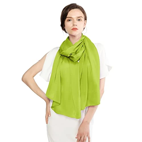RIIQIICHY Stola Damen Festlich für Abendkleid Hochzeit Grün Schal Tücher Schultertuch Sommer