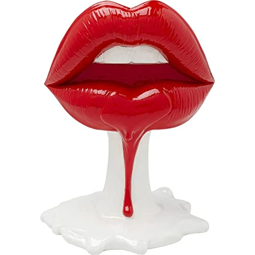 Offerta a tempo: Kare Design oggetto decorativo Hot Lips, rosso/bianco, pop art, idea regalo giovani, cameretta ragazzi, decorazione divertente, iconico, stile moderno, 26 cm - 27% da 59.90 € a 43.99 €