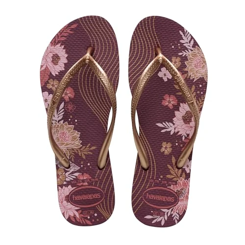 Havaianas Klapki damskie Slim Organic, Fioletowa ziemia, 34 EU