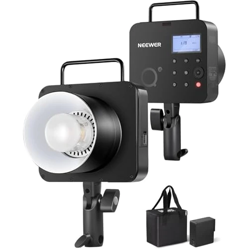 Offre limitée : NEEWER Q4 400Ws 2,4G TTL Flash, 1/8000 HSS Tout en Un Lumière Stroboscopique Photographie Monolight avec Lampe de Modélisation 30W/400 Flash Pleine Puissance/Batterie au Lithium 21,6V 2800mAh de 424.19 EUR à 343.59 EUR (remise 19%)