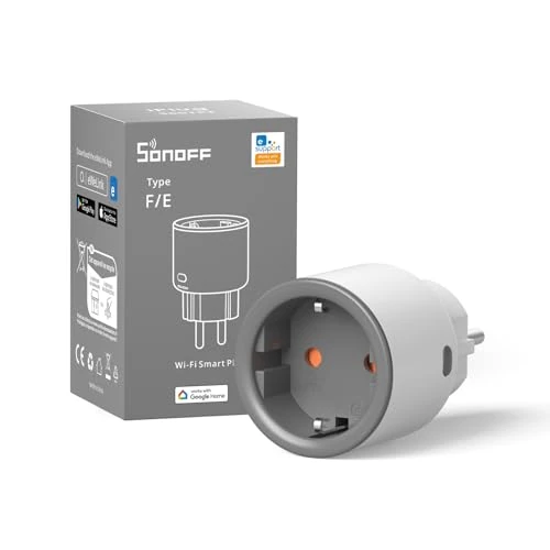 Offerta a tempo: SONOFF S60TPF Presa Smart 16A 2.4G WIFI Intelligente Smart Plug with Timer, Power Statistics, Overload Protection, Voice Control, Compatible with Alexa, Google Home - 0.00% da 13.90 € a 13.90 €