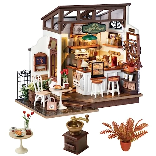 Offerta a tempo: Rolife DIY Miniature House Modellismo Casa in Miniatura da Costruire con Luci LED Modellismo da Costruire Adulti 3D Puzzle Legno Diorama Kit Fai Da Te Regali Bricolage Adulti Insegnante Bimba Femmina - 15% da 46.95 € a 39.91 €