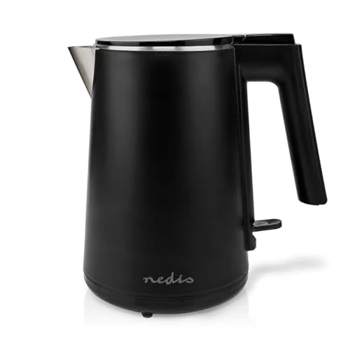 Limited offer: Nedis KAWK360EBK Electric Kettle - Capacity 1.0L - 360° Swivel Base - Hidden Resistance - Auto Shut-off - Boil Dry Protection - Black from 33.99 EUR to 16.65 EUR (save 51%)