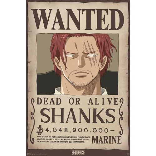 ABYstyle Poster One Piece Wanted Shanks