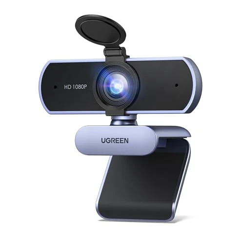 Oferta limitada: UGREEN Webcam Full HD 1080P 30FPS USB A PC Cámara 2 Micrófono Incorporado 85° Ángulo de Visión para Windows MacOS Linux Soporta Youtube Streaming Video Calling Zoom Videoconferencia(Gris) de 27.99 € a 17.28 € (ahorro 38%)