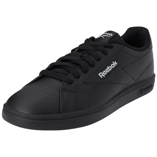 Reebok Sneaker Unisex Court Clean, Nero Nero Pugry3, 44.5 EU