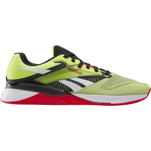 Offerta a tempo: Reebok Nano X4, Sneaker Unisex - Adulto, Hypgrn Black Vecred, 34.5 EU - 0.00% da 124.00 € a 124.00 €