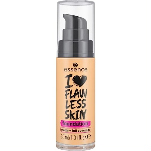 Offerta a tempo: essence Fondotinta I LOVE FLAWLESS SKIN, lunga durata, opacizzante, risultato istantaneo, opaca (30ml) - 46% da 7.49 € a 4.01 €