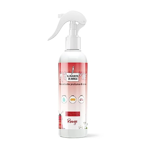 Offerta a tempo: IL BUCATO DI ADELE | Profuma Tessuti Spray, Fragranza Rouge, Formato 250 ml | il bucato che profuma di casa - 29% da 13.90 € a 9.90 €