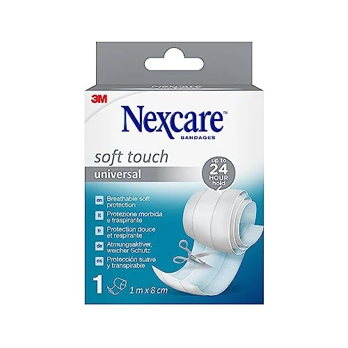 Beperkte aanbieding: Nexcare Universele Soft Touch Pleister, 1 m x 8 cm, 1/Pack van 4.06 EUR naar 4.06 EUR (besparing 0%)