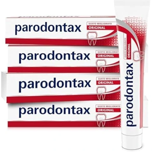 Begrenztes Angebot: Parodontax Original Zahnpasta für gesundes Zahnfleisch und starke Zähne, täglicher Gebrauch, frischer Atem, verbesserter Geschmack, 4 x 75 ml von 21.00 EUR auf 21.00 EUR (Rabatt 0%)