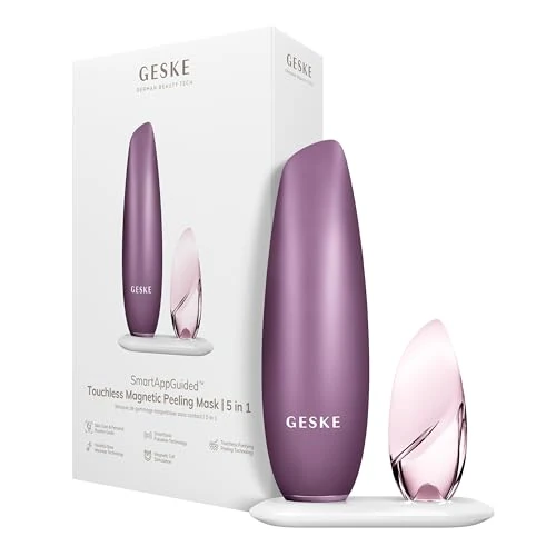 GESKE | SmartAppGuided™ Touchless Magnetic Peeling Mask 5 in 1 | Masque facial magnétique | Élimine les impuretés | Masque visage | Nettoyage des pores | Soins pour femmes & hommes | Masques faciaux