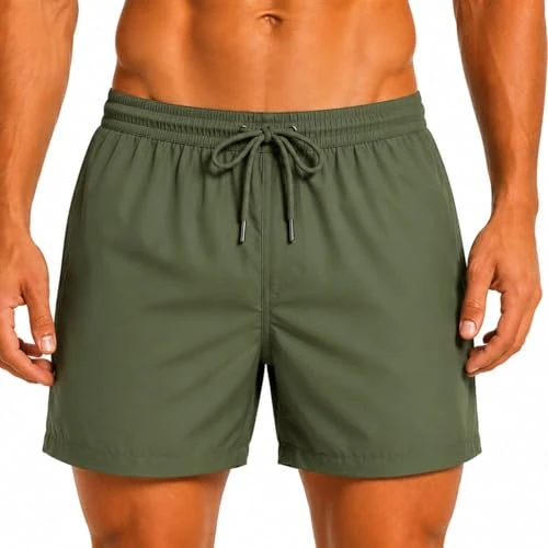 Oferta limitada: Y CHROMOSOME Trajes de baño para hombre ligeros de secado rápido con cordón, Verde, L de 27.19 € a 27.19 € (ahorro 0.00%)