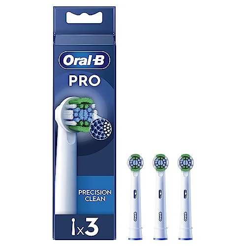 Offerta a tempo: Oral-B Precision Clean Testine Spazzolino Elettrico, Confezione da 3 Testine di Ricambio — 22% da 18,99 € a 14,90 €