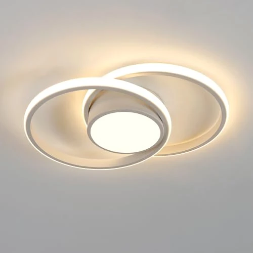 Begrenztes Angebot: Comely LED Deckenleuchte Modern 42W, 4800LM, 3000K Warmweiß, Rundes Design Ø 40cm – Energieeffiziente Deckenlampe für Schlafzimmer, Badezimmer, Küche, Wohnzimmer & Balkon in Weiß von 33.74 EUR auf 26.99 EUR (Rabatt 20%)
