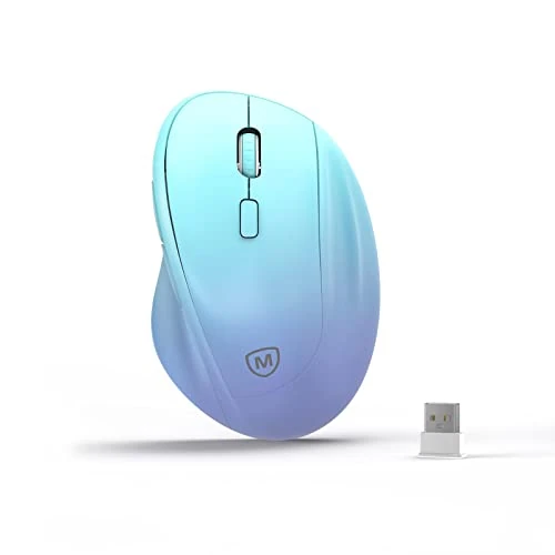 MICROPACK Digitally Yours Ergonomic Mouse Wireless, Bluepurple