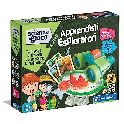 Oferta limitada: Clementoni Lab-Aprendizajes Experimentos de Ciencia, Kit Explorador, Juego Científico Niños 5 Años, Taller, con Prismáticos, Made in Italy, Color Italiano, 19363 de 21.41 € a 21.41 € (ahorro 0.00%)
