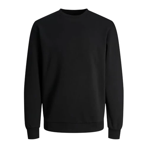 Offre limitée : JACK & JONES Jjebradley Sweat Crew Noos Homme Sweat-Shirt, Noir, M de 26.99 € à 25.64 € (5% de remise)