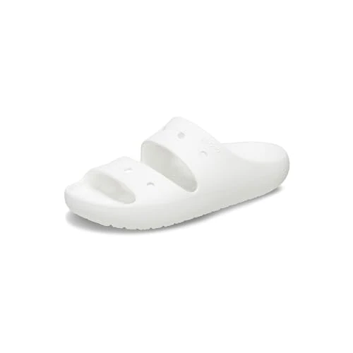 Crocs Unisexe Adulte Classic Sandal v2 Sandales, White, 48/49 EU
