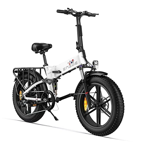 Oferta limitada: ENGWE Bicicleta Eléctrica Plegable 250W E-Bike, 20×4.0 Inch Off-Road Fat Tire, Batería de 48V 13Ah Alcance hasta 120km, 25KM/H 7 Velocidades Suspensión Completa Engine X de 1299.00 € a 1299.00 € (ahorro 0.00%)